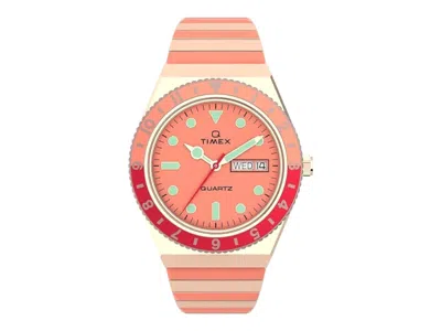 Pre-owned Timex Women's  Diver Inspired Tw2v38600 Watch In Stainless Steel In Silver