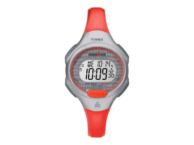 Pre-owned Timex Women's  Ironman Essential Tw5m10200 Watch In Resin In Brown
