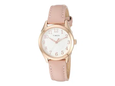 Pre-owned Timex Women's  Main Street Tw2t66500 Watch In Brass In Gold