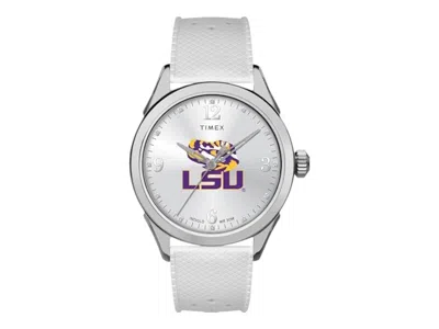 Pre-owned Timex Women's  Tribute Collegiate Ncaa Twzulsuwb Watch In Brass In Gold