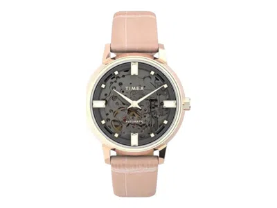 Pre-owned Timex Women's  Unveil Tw2v05200 Watch In Stainless Steel In Silver