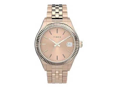 Pre-owned Timex Women's  Waterbury Legacy Tw2t86800 Watch In Stainless Steel In Silver