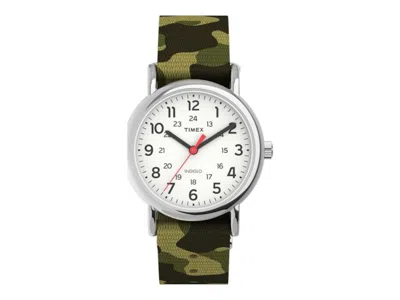 Pre-owned Timex Women's  Weekender Tw2v61500 Watch In Brass In Gold