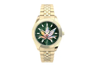 Pre-owned Timex Women's  X Jacquie Aiche High Life Tw2v95200 Watch In Stainless Steel In Silver