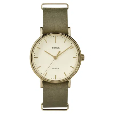 Timex Women's Weekender White Dial Watch In Green