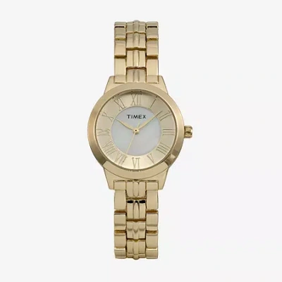 Timex Womens Gold Tone Bracelet Watch Tw2y38600jt