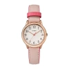 Timex Womens Pink Leather Strap Watch Tw2r62800jt In Pink