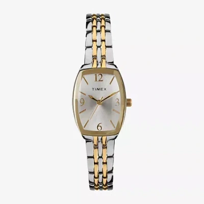 Timex Womens Two Tone Bracelet Watch Tw2t50200ji In Gold