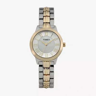 Timex Womens Two Tone Bracelet Watch Tw2y38300jt In Multi
