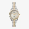 Timex Womens Two Tone Mother-of-pearl Expansion Watch