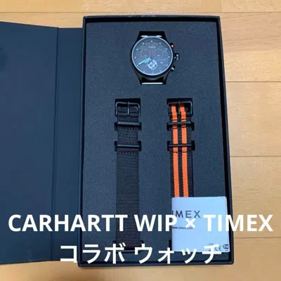 Pre-owned Timex X Carhartt Wip Range Callied Chronograph Watch 2 Straps Unused