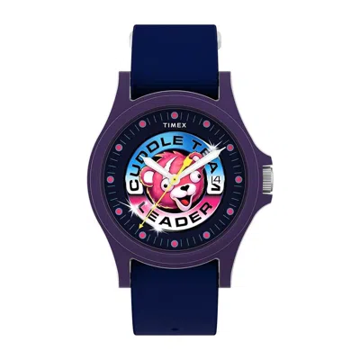 Timex X Fortnite Acadia Quartz Blue Dial Mens Watch