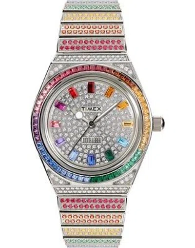 Pre-owned Timex X Judith Leiber Austrian Crystals Ladies Watch Tw2u72600