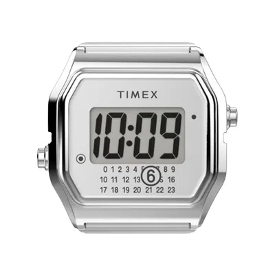 Pre-owned Timex X Maison Margiela Mm6 Ring Watch S/m 'stainless Steel' | Silver | Men's Size Onesize
