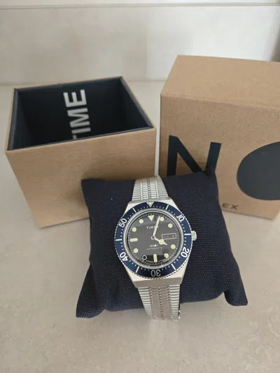 Pre-owned Timex X Nn07 M79 Watch In Silver