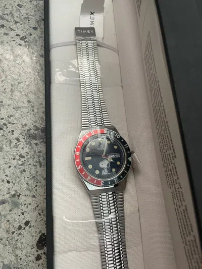 Pre-owned Timex X Peanuts Feat Snoopy Blue Men's Watch - Tw2u71300zv