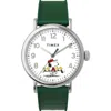 Timex ® X Peanuts® Golf Standard Silicone Strap Watch, 40mm In Green