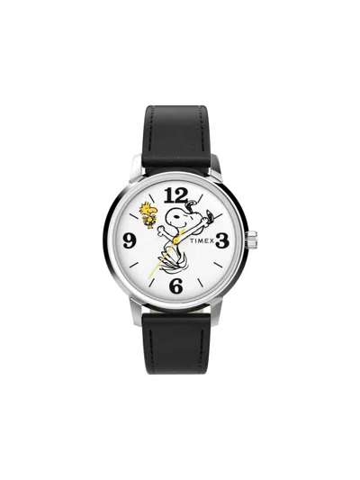 Timex X Peanuts Marlin Snoopy 38mm In Black