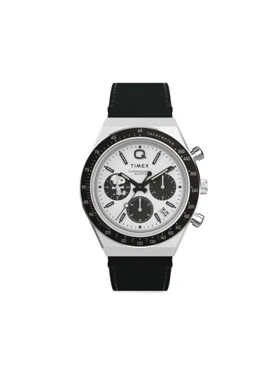 Timex X Peanuts Q Chronograph 40mm In Black