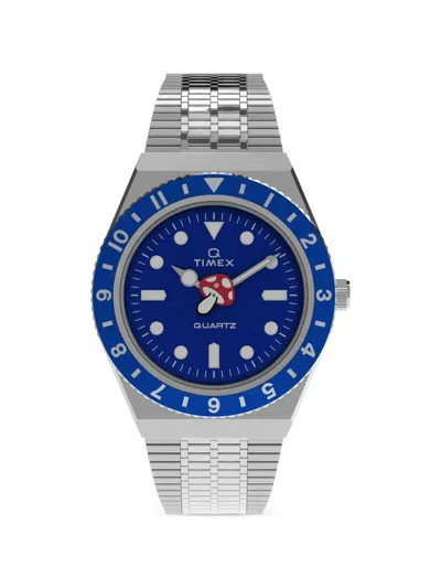 Timex X Seconde Seconde Analog 38mm Watch In Silver