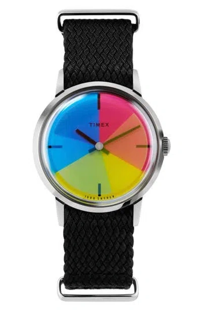 Timex ® X Todd Snyder Woven Strap Watch, 34mm
