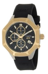 Timex ® X Ufc King Quartz Silicone Strap Watch, 45mm