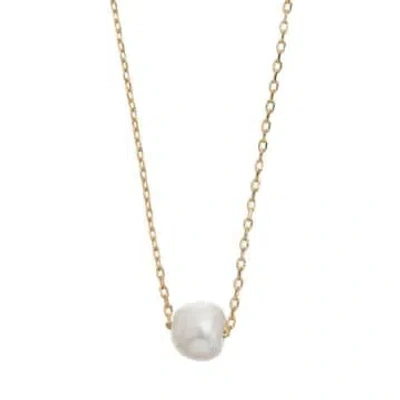 Timi Gold Delicate Pearl Necklace
