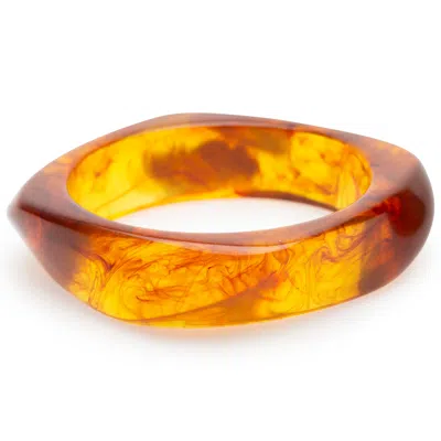 Timi Of Sweden Women's Brown Duni - Bangle Bracelet Tortoise