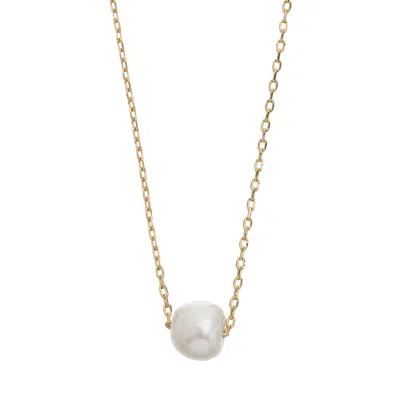 Timi Of Sweden Women's Gold Delicate Pearl Necklace