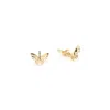 Timi Of Sweden Women's Gold Emberly - Mini Butterfly Stud Earrings In Gold
