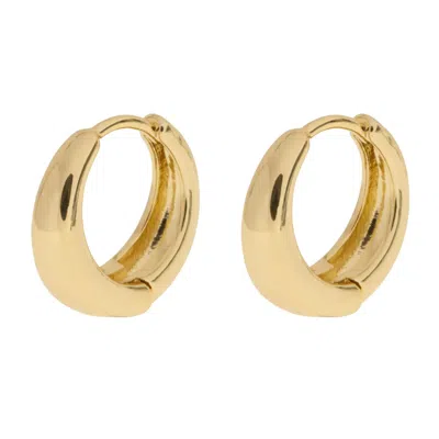 Timi Of Sweden Women's Gold Faye - Classic Wide Hoop Earrings