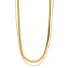 Timi Of Sweden Women's Gold Ivy - Double Snake Chain Necklace Stainless Steel