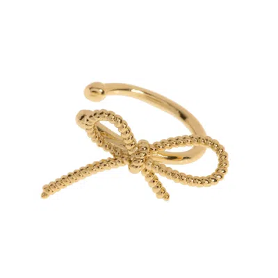 Timi Of Sweden Women's Gold Juliette - Bow Ear Cuff
