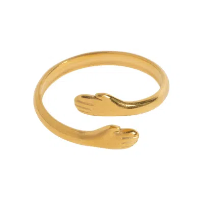 Timi Of Sweden Women's Gold Kara - Friendship Ring Stainless Steel