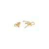 Timi Of Sweden Women's Gold Margaux - Bow Earrings Set In Gold