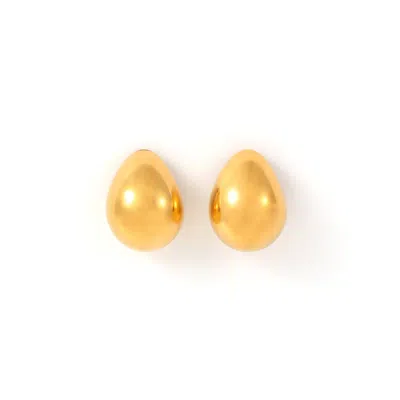 Timi Of Sweden Women's Gold May -  Classic Drop Earrings Stainless Steel