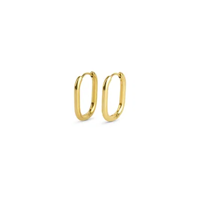 Timi Of Sweden Women's Gold Pernille - Hoop Earrings Stainless Steel