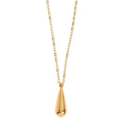Timi Of Sweden Women's Gold Skylar - Drop Pendant Necklace Stainless Steel