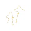 Timi Of Sweden Women's Gold Unni - Chain Earrings Stainless Steel In Gold