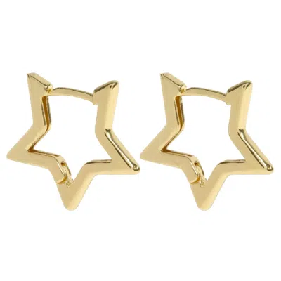 Timi Of Sweden Women's Gold Winona - Star Hoop Earrings