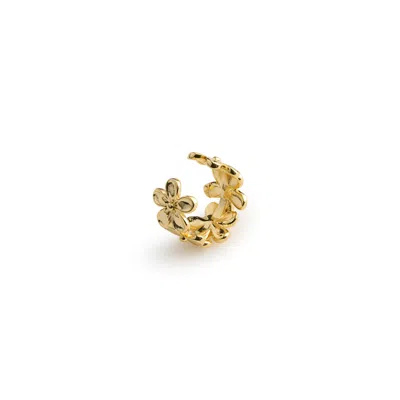 Timi Of Sweden Women's Gold Xiao - Flower Ear Cuff