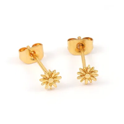 Timi Of Sweden Women's Gold Zubina - Mini Flower Stud Earrings