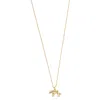 Timi Of Sweden Women's Quinn - Leopard Charm Dangling Necklace Gold In Gold