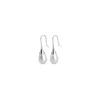 Timi Of Sweden Women's Silver Janni - Pearl Earrings Stainless Steel In Metallic