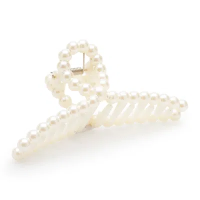 Timi Of Sweden Women's White Evelyn - Hair Clip