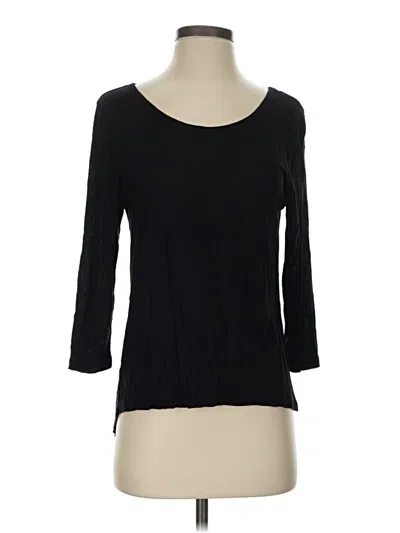 Pre-owned Timing 3/4 Sleeve T-shirt In Black