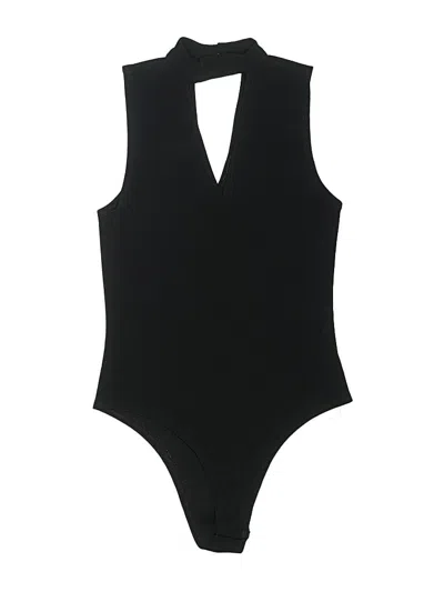 Pre-owned Timing Bodysuit In Black
