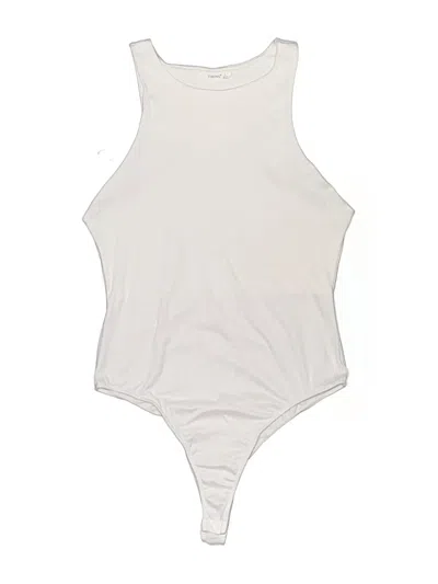 Pre-owned Timing Bodysuit In White