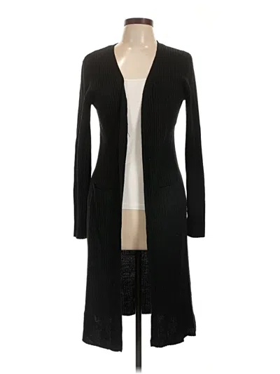Pre-owned Timing Cardigan Sweater In Black