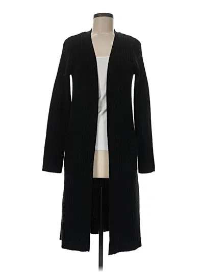 Pre-owned Timing Cardigan Sweater In Black